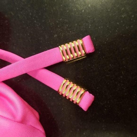 💕TRINA TURK💕 Monaco Convertible One Piece Swimsuit ~ Pitaya Pink 4 NWT - Picture 8 of 12